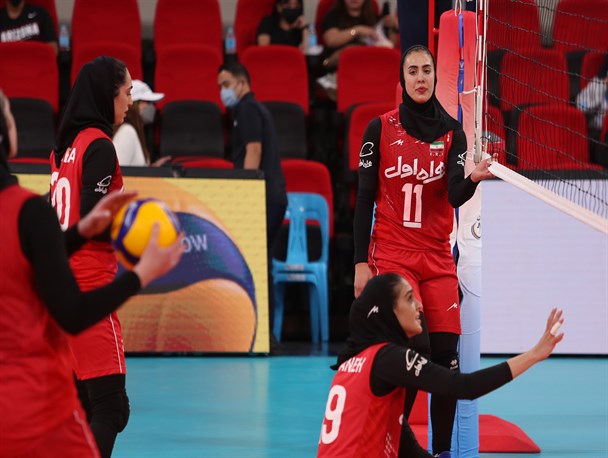 والیبال بانوان جام کنفدراسیون آسیا؛ شکست دختران ایران مقابل چین‌تایپه