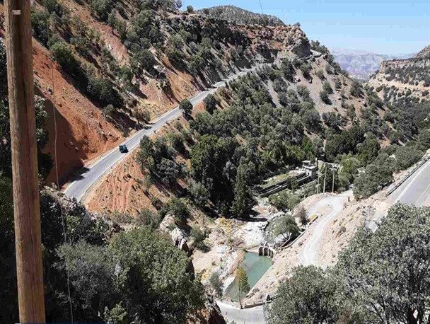 پیچ‌های خطرناک جاده سی‌سخت در حال ایمن‌سازی+تصاویر