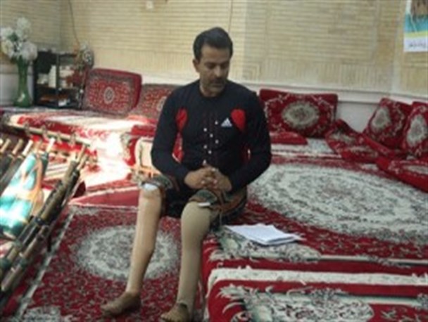 نبود دو پا مرا از پهلوانی در ورزش زورخانه ای باز نداشت