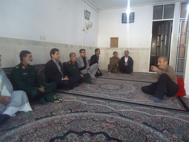 سرکشی از یک رزمنده جانباز و آزاده در شهرستان جوانرود + تصاویر
