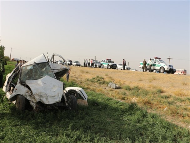 سانحه دلخراش رانندگی در محور میاندوآب- بوکان/ تصاویر