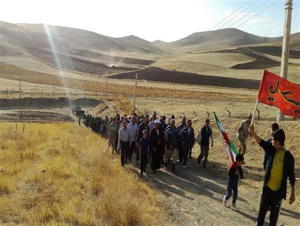 از پیاده روی خانوادگی تیپ25 تکاوران ممتاز ارتش+تصاویر