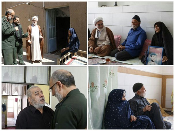 دیدار فرمانده سپاه ثارالله استان کرمان با خانواده شهدا و ایثارگر راور/تصاویر