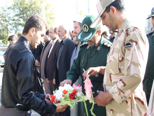 مزار شهدای پلدشت غبارروبی و گلباران شد + تصاویر