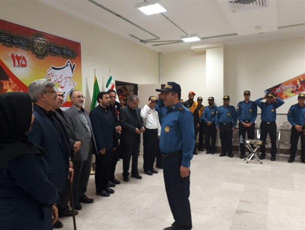 خدمت رسانی نمونه در سازمان آتشنشانی همدان