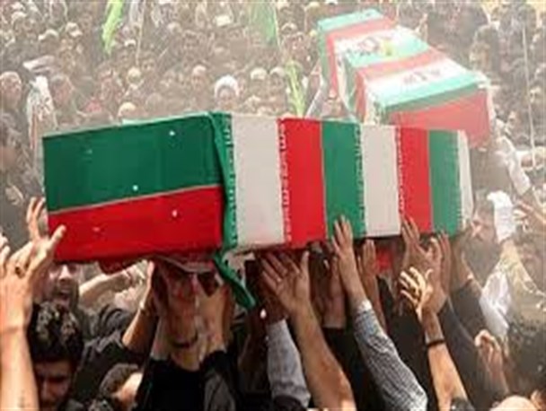 تشییع و تدفین دو تن از شهدای لشکر خوبان در ماه شهادت