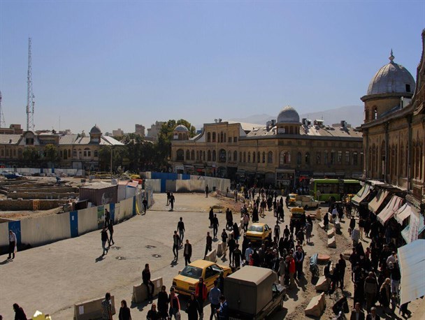 میدان مرکزی پایتخت تاریخ و تمدن در حال تغییر چهره