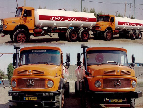 تانکر های آبی اهدایی آستان قدس رضوی به بشاگرد رسید