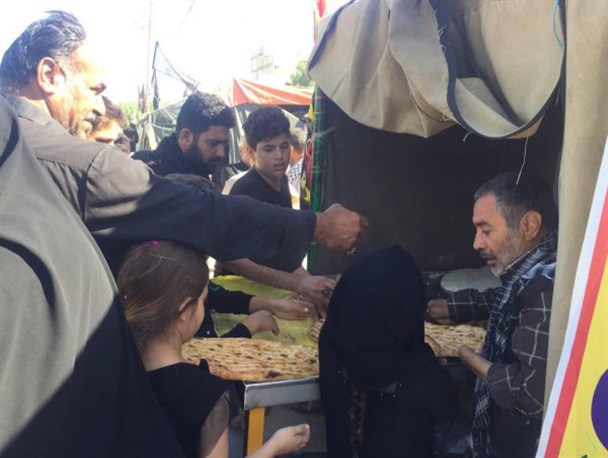 گزارش تصویری از خدمت رسانی موکب شهرستان کلاله