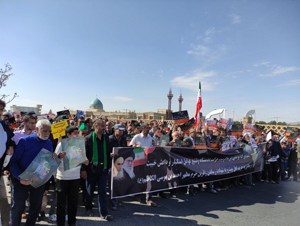 خراسان جنوبی در محکومیت ترورجنایتکارانه در شیراز به خروش آمد