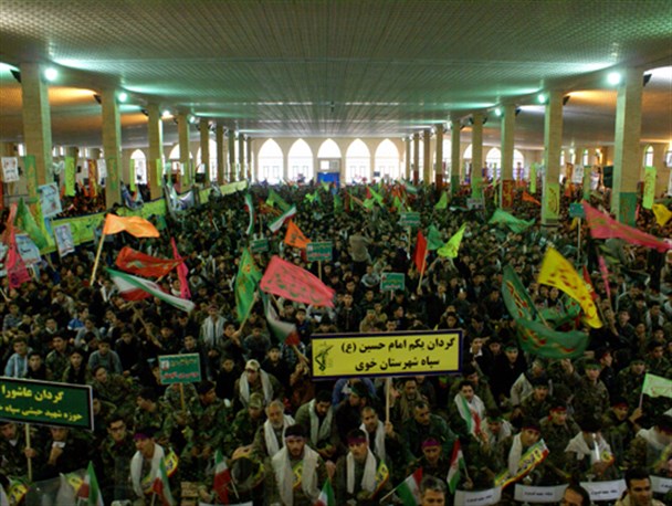 اجتماع حماسی و شکوه مقاومت بسیجیان خوی