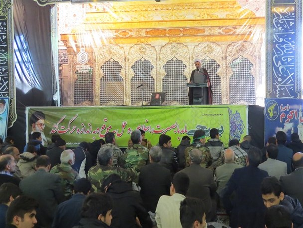 روحیه  بسیجی امروز مثل خون حیات بخش بر پیکر این کشور و انقلاب جریان دارد