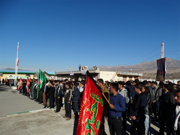 اجتماع بزرگ (شکوه ایستادگی) بسیجیان در شهرستان چگنی