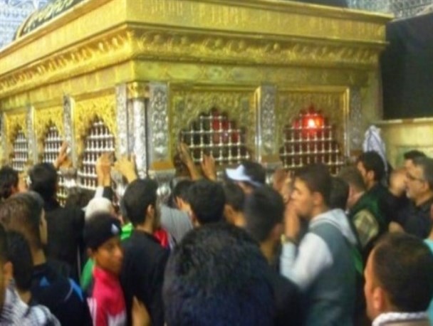 حال و هوای زائران پیاده کاروان انصارالحسین سنگر در جاده عاشقی کربلا +گزارش تصویری