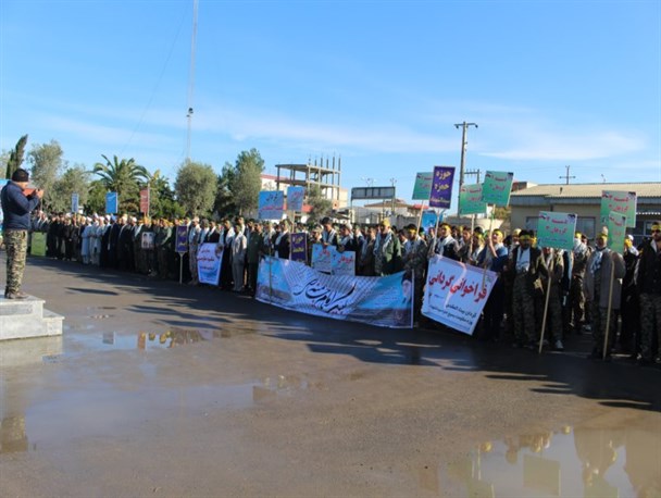 همایش شکوه ایثار و مقاومت در شهرستان آق قلا برگزار شد + تصاویر