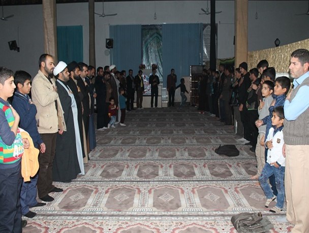 مراسم سوگواری شهادت امام حسن عسکری(ع) در درمیان برگزار شد/ تصویری