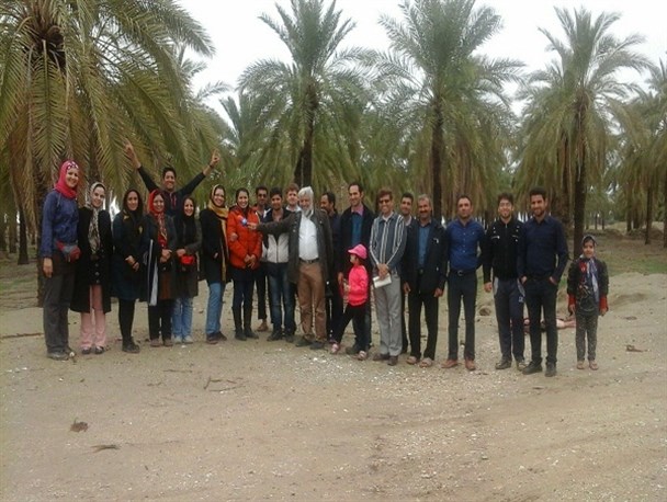 بازدید گردشگران کرمانی از روستای فقیه حسنان شهرستان دشتی