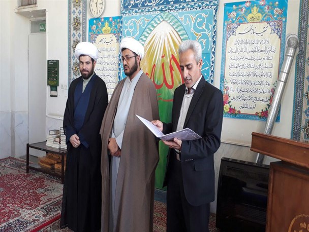 تقدیر از خدمات فرهنگی مدیر حوزه ی علمیه نی ریز در مدیریت جهاد کشاورزی