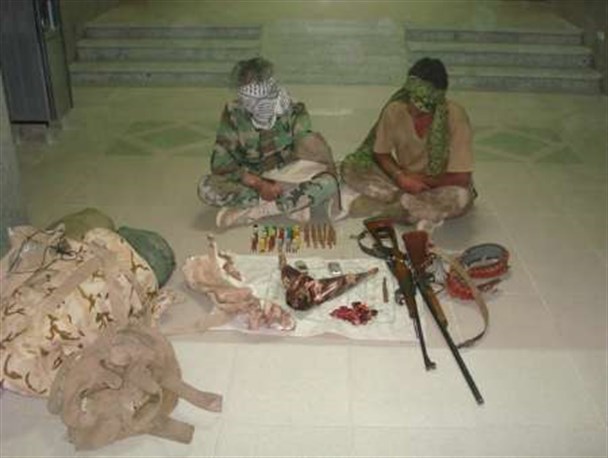 دستگیری 2 متخلف شکار در شهرستان دشتستان