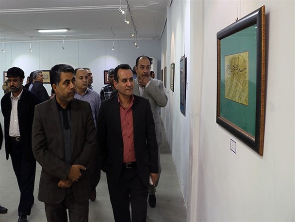 نیم نگاهی به نمایشگاه خوشنویسی «مشق نور» بندرعباس