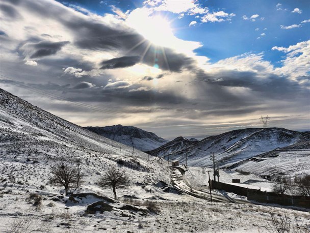 زمستان در  روستای قاضی کلایه