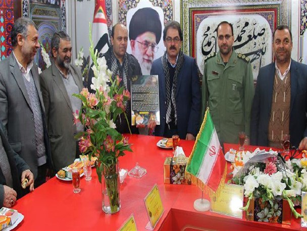 پاسداران و بسیجیان شهرضا از مجاهدت و ایثار شهدای آتش‌نشان تجلیل کردند+ تصاویر