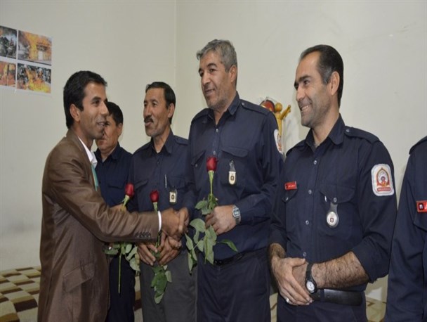 دیدار اصحاب رسانه داراب با جان فشان ها