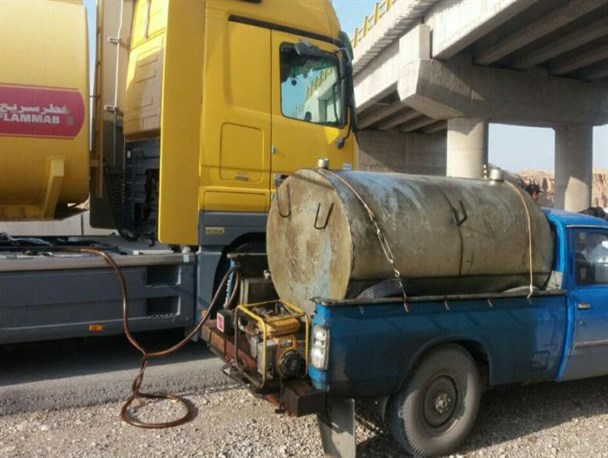 قاچاق سوخت به روش جالب در اندیمشک +تصویر