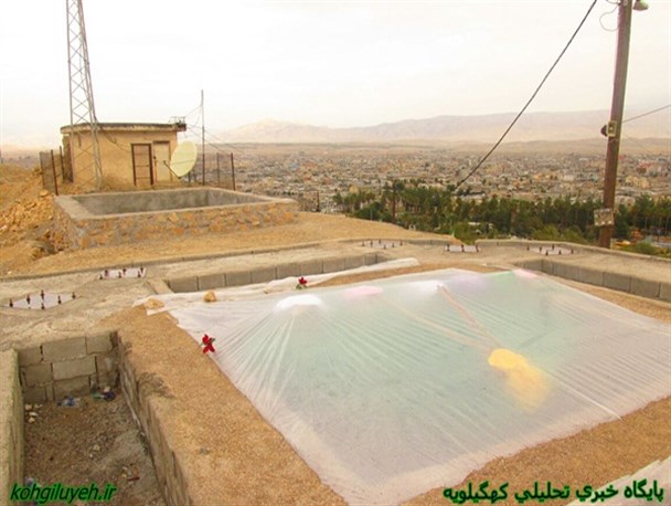 وضعیت نامناسب مزار شهدای گمنام شهر دهدشت زیر سایه بی‌توجهی مسئولان + تصاویر