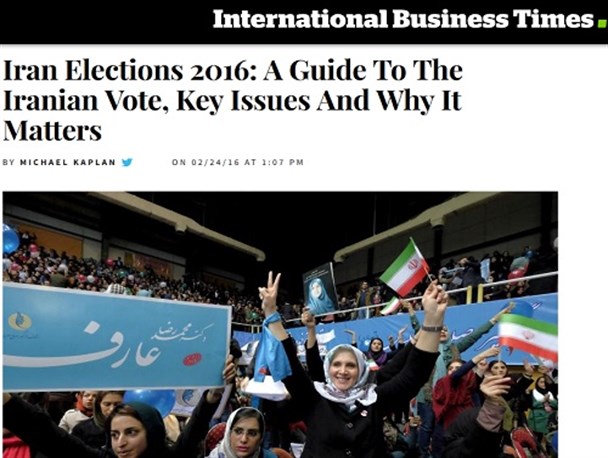 مقاله آی بی تایمز برای انتخابات 2016 ایران