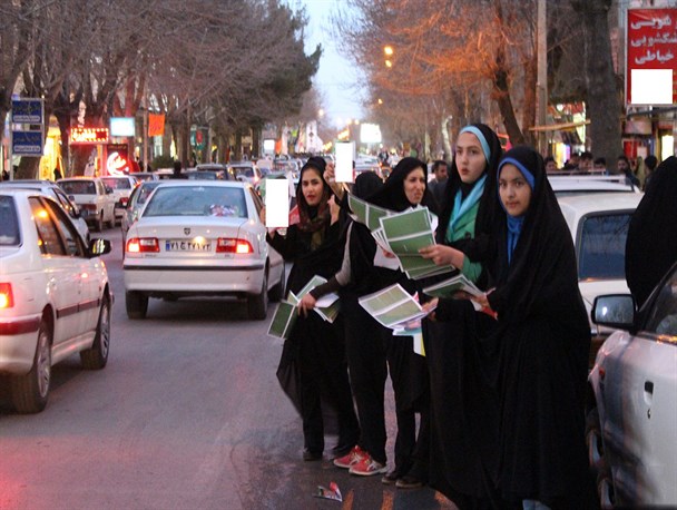 عکس: شور تبلیغات انتخاباتی در اقلید