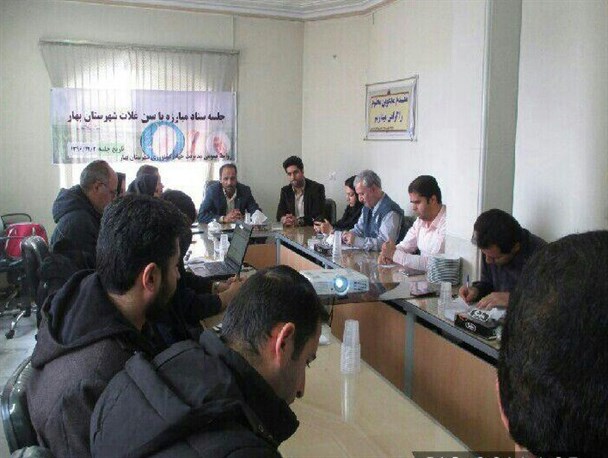 ستاد مبارزه با سن غلات در شهرستان بهار تشکیل شد