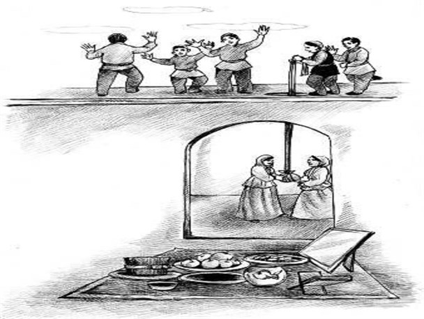 شال سالاماک و گوز باقلاماک؛نمایش های سنتی برای شاد کردن مردم+عکس