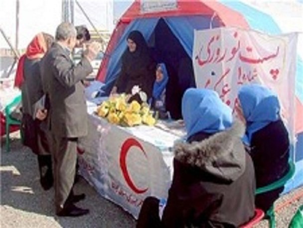 خدمت رسانی به بیش از 55 هزار زائر و مسافر در پست‌های ایمنی و سلامت تربت حیدریه