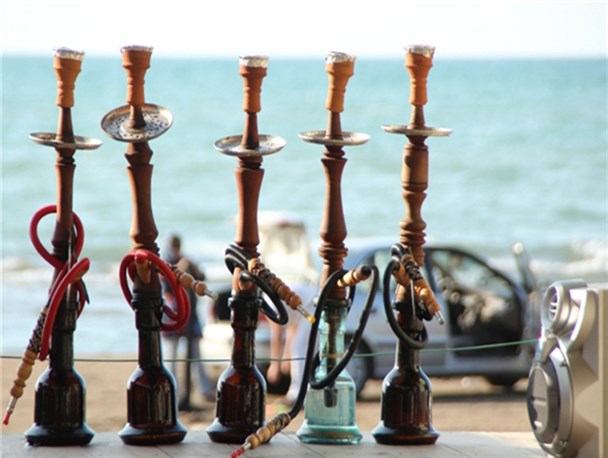 دود قلیان ها خلیج فارس را خفه کرد+ تصویر