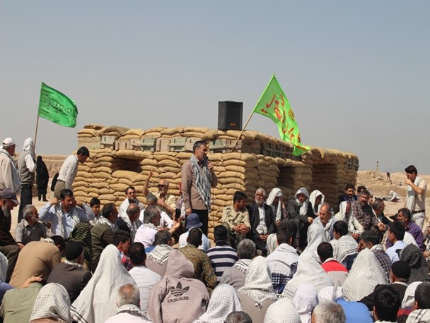 بازدید کاروان راهیان نور استان زنجان از یادمان طلائیه + عکس