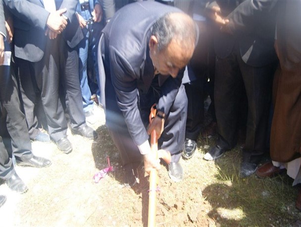 بیمارستان 32 تخت خوابی چرام کلنگ زنی شد
