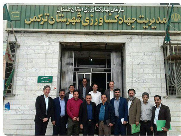بازدید مدیران وزارتی جهاد کشاورزی از طرحها و پروژه های اجرایی در اراضی بندرترکمن