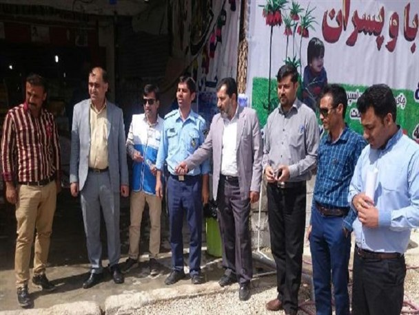 نظارت و بازرسی بر مراکز توزیع مواد غذایی در قالب طرح نوروزی در چرام+ تصویر
