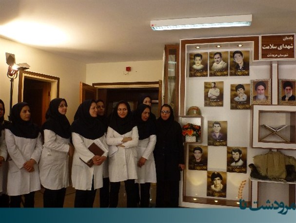 رونمایی یدمان شهدای سلامت مرودشت + تصاویر