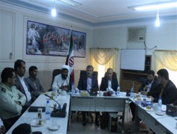 مراسم معارفه معاون فرمانداری حاجی آباد برگزار شد