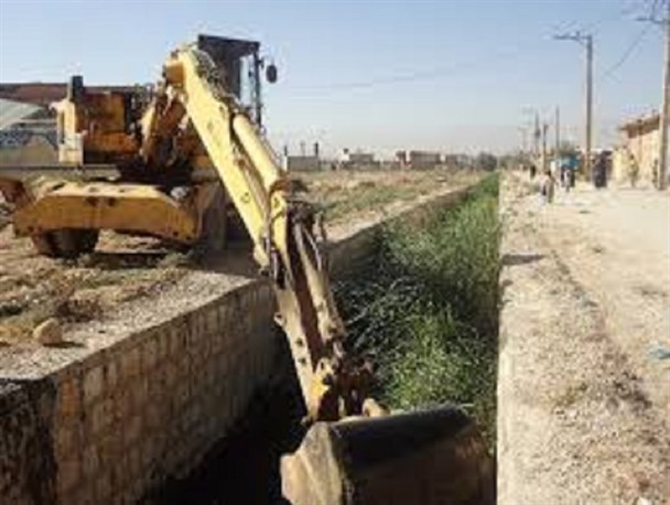 آغاز دور اول لایروبی کانال های شهر رباط کریم در سال ۹۵