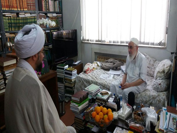دیدارامام جمعه بخش اسالم با آیت الله قربانی