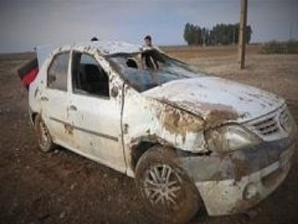 واژگونی ال ۹۰ در محور اصفهان –دلیجان ۷ مصدوم داشت