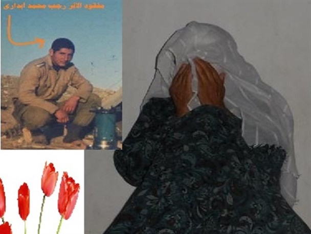 مادر چشم انتظار شهید آبداری به فرزند شهیدش پیوست