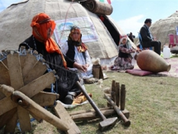 نهمین جشنواره ملی کوچ عشایر شاهسون در جعفرآباد مغان