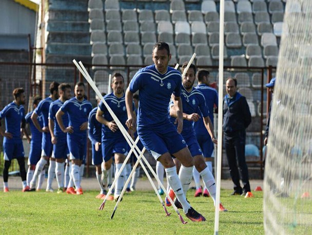 آغاز تمرینات جدید ملوان زیر نظر نادر دست نشان