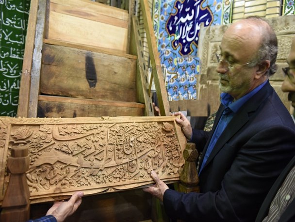 منبر 750 ساله در آسارا مرمت و رونمایی شد