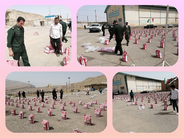 توزیع ۵هزار بسته معیشتی کمک مومنانه در پلدختر