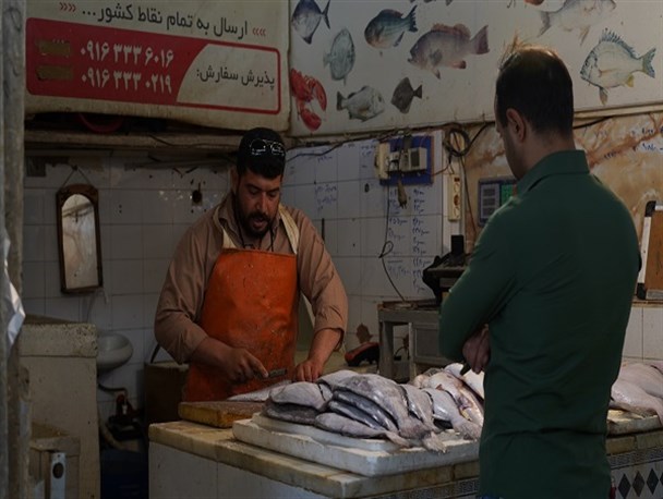 هم اکنون بازار آبادان + عکس